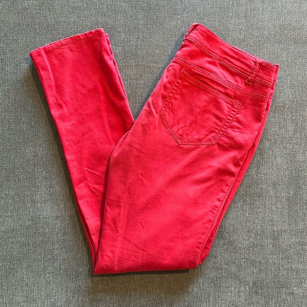 Red Skinny Pant